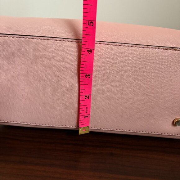 Kate Spade New York Cedar Street Maise Leather Pink/Rose Jade Satchel Crossbody - Picture 7 of 12